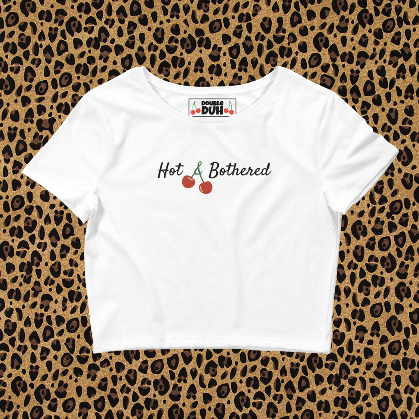 Hot and Bothered | White | Baby Tee