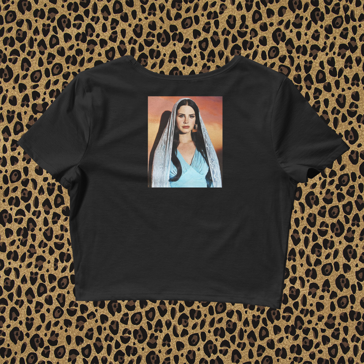 Mary | Black | Baby Tee